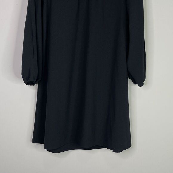 New KAARI Blue Cold Shoulder Lace Up Long Sleeve Dress Women's Size XS - Picture 6 of 10